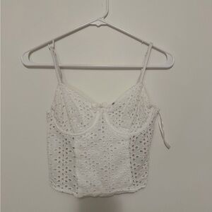 Princess Polly White Eyelet Camisole